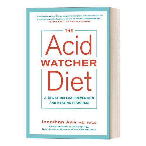 英文原版 The Acid Watcher Diet 胃酸观察饮食 为期28天的回流预防和治疗方案 Jonathan Md Facs Aviv 英文版 进口英语原版书籍