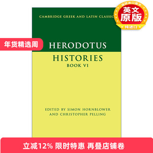 英文原版 Herodotus Histories Book VI 希罗多德历史 卷六 剑桥希腊拉丁语经典系列 原文加学者注释 英文版 进口英语原版书籍