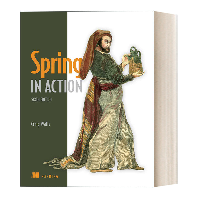 英文原版 Spring in Action  Sixth Edition  Spring实战 编程入门系列 第6版 英文版 进口英语原版书籍