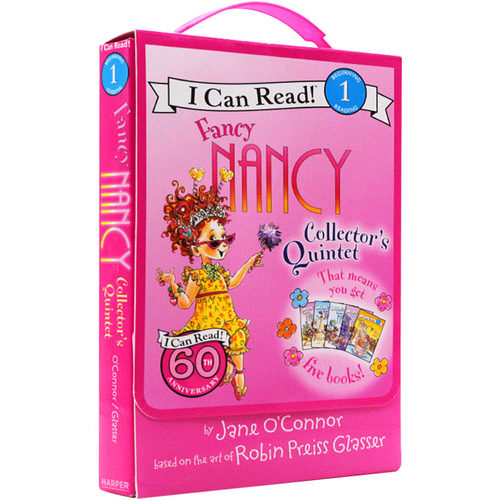 正版 漂亮的南希 5册套装 英文原版绘本 I Can Read第一阶段系列 Fancy Nancy 英文版进口书籍 儿童英语启蒙读物