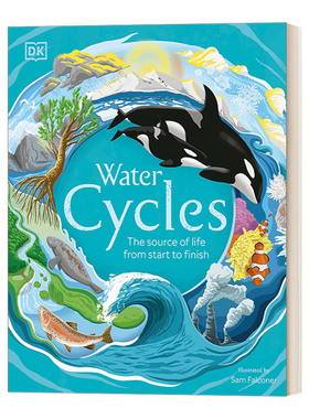 英文原版 Water Cycles DK Life Cycles 水循环 精装儿童绘本 生态绘本 大自然知识科普 DK百科图画书 美版 英文版 进口英语书籍