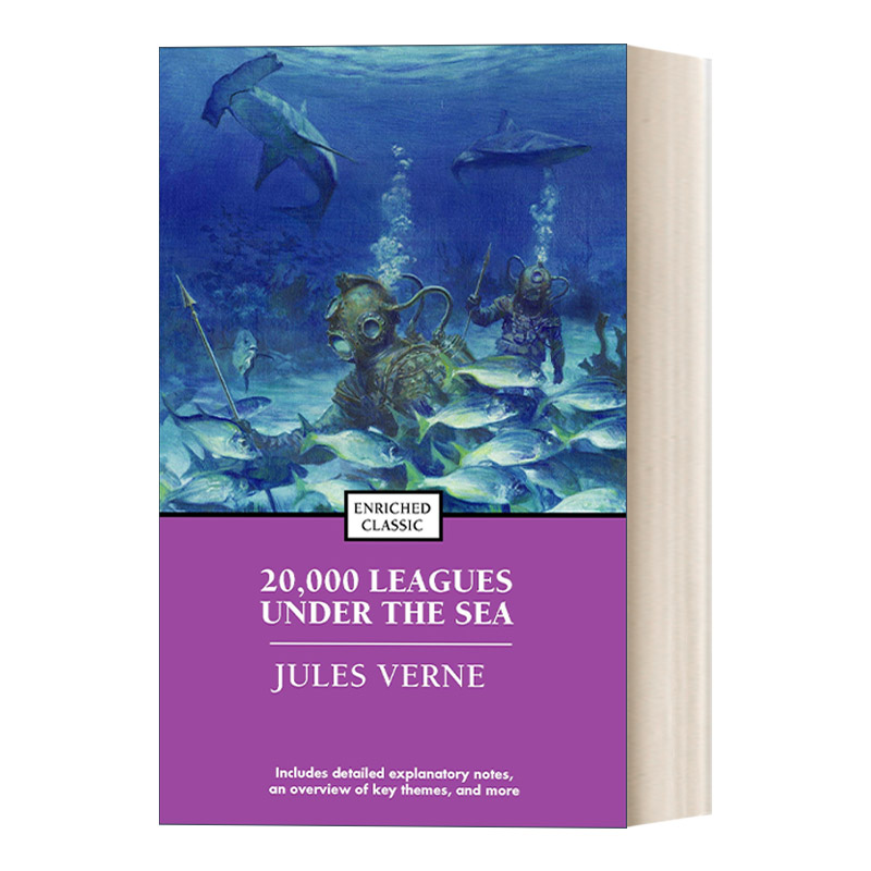 英文原版 20000 Leagues Under the Sea 海底两万里 儒尔凡尔纳 Enriched Classics系列 英文版 进口英语原版书籍