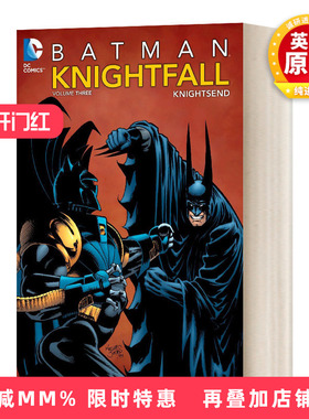英文原版 Batman Knightfall Vol 3 KnightsEnd 蝙蝠侠 骑士陨落第3卷 DC漫画 英文版 进口英语原版书籍