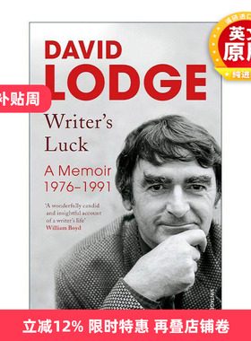 英文原版 Writer's Luck 作家的运气 戴维·洛奇文学评论回忆录 英文版 进口英语原版书籍