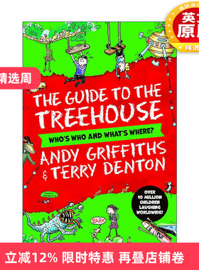 英文原版 Andy and Terry's guide to the Treehouse Who's Who and What's Where 树屋指南 谁是谁 什么在哪里进口英语原版书籍