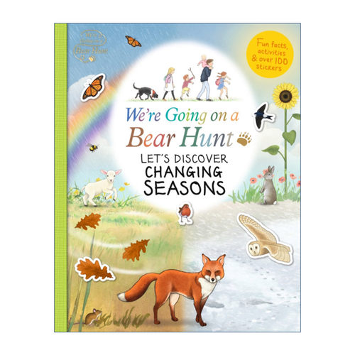 英文原版绘本 We're Going on a Bear Hunt Let's Discover Changing Seasons 一起去猎熊 一起探索四季 英文版 进口英语原版书籍