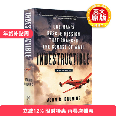 英文原版 Indestructible 坚不可摧 一个人的救援任务改变了二战的进程 英文版 进口英语原版书籍