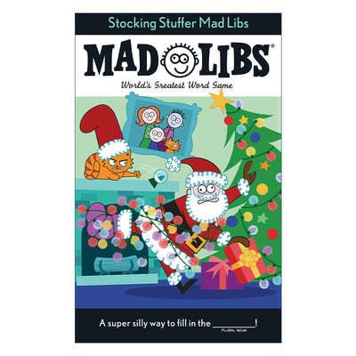 英文原版 Stocking Stuffer Mad Libs 圣诞袜礼物 疯狂填词游戏 英文版 进口英语原版书籍