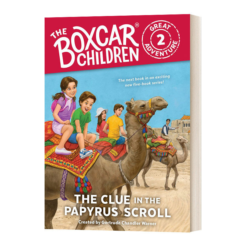 英文原版 精装 The Boxcar Children Great Adventure 2 棚车少年伟大冒险系列2 莎草纸卷中的线索 英文版 进口英语原版书籍