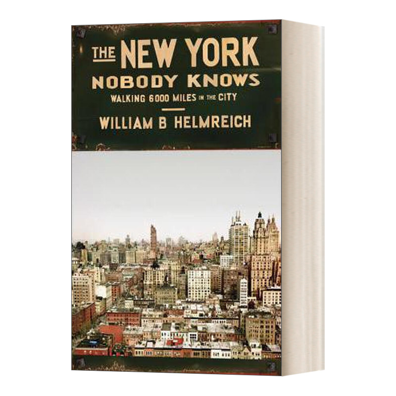 英文原版 The New York Nobody Knows 无人知晓的纽约 在这个城市行走6000英里 英文版 进口英语原版书籍 书籍/杂志/报纸 原版其它 原图主图