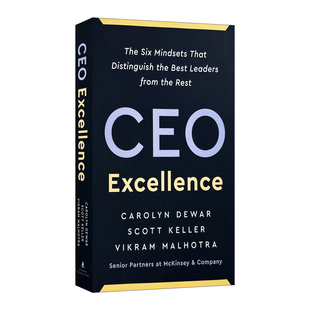 英文原版 CEO Excellence 卓越的CEO 区分优秀领导者的六种思维模式 英文版 进口英语原版书籍