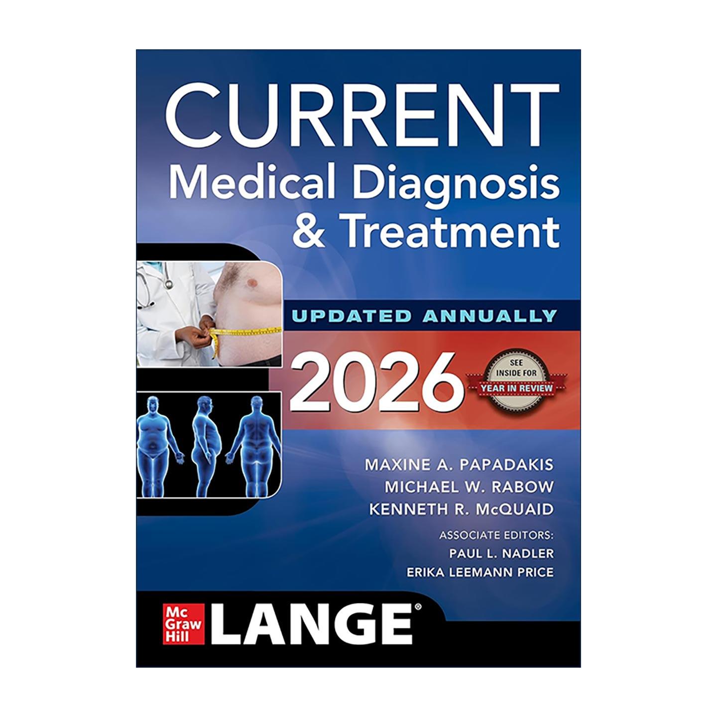 英文原版 Current Medical Diagnosis and Treatment 现代内科学 第65版 英文版 进口英语原版书籍