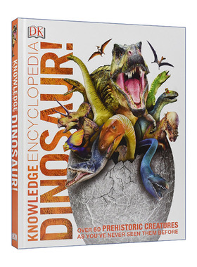 英文原版 DK Knowledge Encyclopedia Dinosaur DK知识百科 恐龙 儿童科普百科精装 英文版 进口英语原版书籍