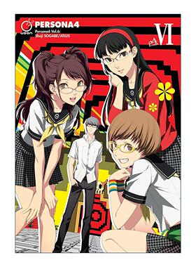 英文原版 Persona 4 Volume 6 女神异闻录4 漫画卷六 英文版 进口英语原版书籍