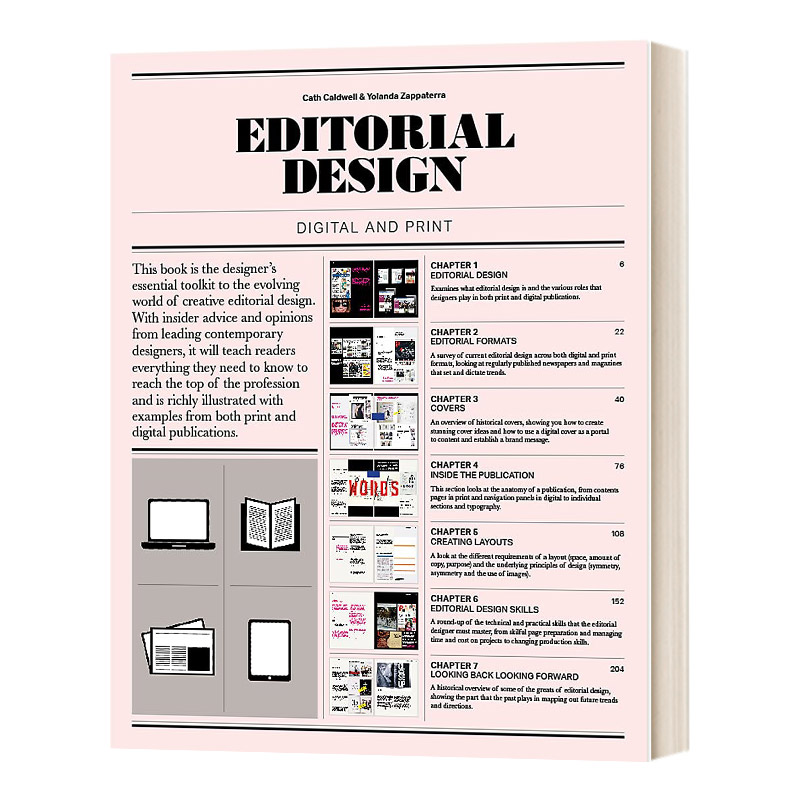 英文原版 Editorial Design 编辑设计 数字和打印 英文版 进口英语原版书籍 书籍/杂志/报纸 原版其它 原图主图