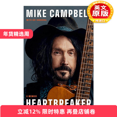 英文原版 Heartbreaker 汤姆·佩蒂回忆录 精装 伤心人乐队主音吉他手 英文版 进口英语原版书籍