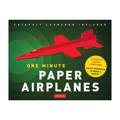 英文原版 One Minute Paper Airplanes Kit 一分钟纸飞机折纸工具包 可弹出式飞机 Tuttle 英文版 进口英语原版书籍