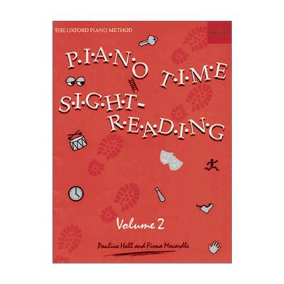 英文原版 Piano Time Sightreading Book 2 牛津钢琴时光 乐符识别视奏技巧2 ABRSM英皇考级钢琴启蒙教材 英文版 进口英语原版书籍