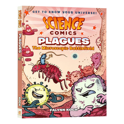 科学漫画系列 瘟疫 英文原版绘本 Science Comics Plagues 英文版儿童科普读物认知图画书 进口原版课外英语阅读书籍