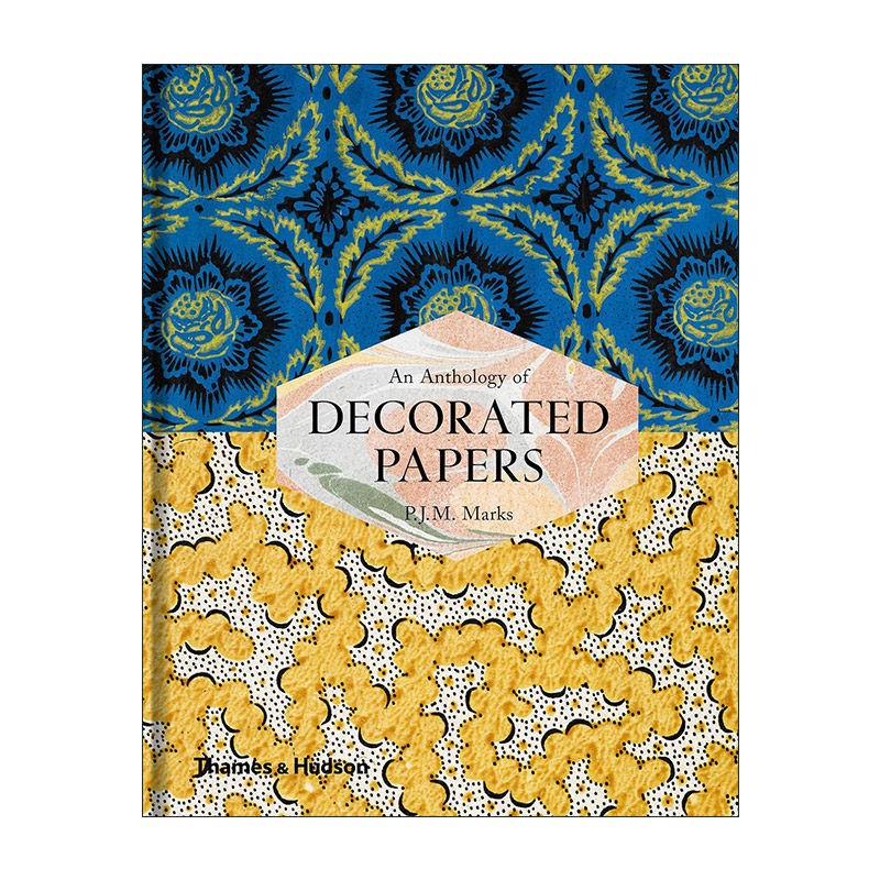 英文原版 An Anthology of Decorated Papers 装饰纸张选集 纹样素材 精装 英文版 进口英语原版书籍