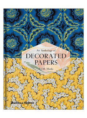 英文原版 An Anthology of Decorated Papers 装饰纸张选集 纹样素材 精装 英文版 进口英语原版书籍