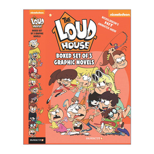 Set Loud 英文原版 喧闹一家亲 进口英语原版 英文版 House 书籍 漫画小说三合一3册盒装 Boxed