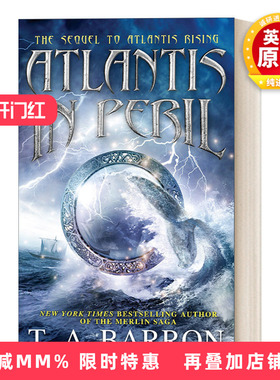 英文原版 Atlantis in Peril Atlantis Saga 02 亚特兰蒂斯传奇系列02 危难中的亚特兰蒂斯 儿童奇幻动作冒险小说 英文版 进口书籍
