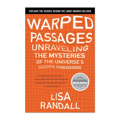 英文原版 Warped Passages 弯曲的旅行 隐秘的宇宙之维 理论物理学大师丽莎兰道尔宇宙三部曲 英文版 进口英语原版书籍