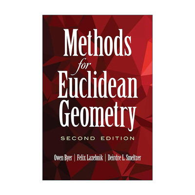 英文原版 Methods for Euclidean Geometry 欧几里得几何方法 第二版 数学教授Owen Byer 英文版 进口英语原版书籍