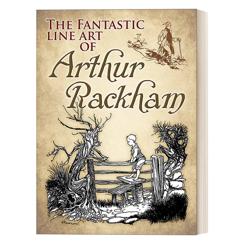 英文原版 The Fantastic Line Art of Arthur Rackham亚瑟·拉克汉姆的奇妙线描艺术作品集英文版进口英语原版书籍