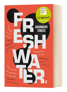 Freshwater 英文原版小说 淡水 英文版 进口英语原版书籍 经典畅销小说