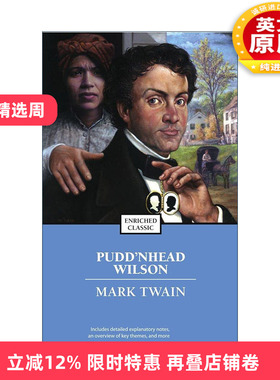 英文原版 Pudd'nhead Wilson 傻瓜威尔逊 马克吐温 Enriched Classics系列 英文版 进口英语原版书籍