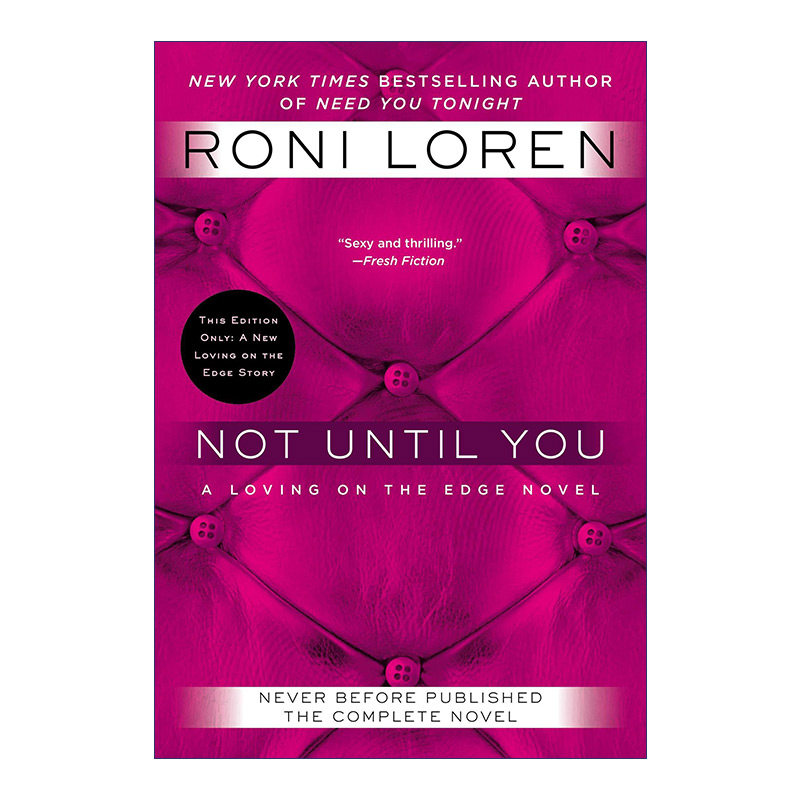 英文原版 Not Until You 直到遇见你 女性浪漫小说 Roni Loren 英文版 进口英语原版书籍