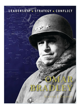 英文原版 Omar Bradley 历史上著名的指挥官系列 奥马尔·布莱德雷 插图历史 英文版 进口英语原版书籍
