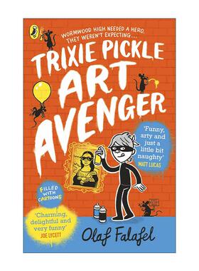 英文原版 Trixie Pickle Art Avenger 艺术复仇者崔克西 儿童幽默插画小说 英文版 进口英语原版书籍