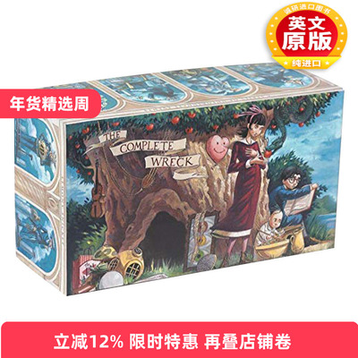 英文原版 Series of Unfortunate Events 波特莱尔大冒险13册全套 礼盒精装 雷蒙斯尼奇的不幸历险 青少年原版小说 英文版 进口书