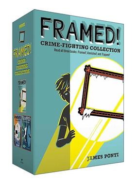 英文原版 Framed Crime-Fighting Collection 打击犯罪1-3册盒装 青少年推理侦探小说 城市间谍同作者 英文版 进口英语原版书籍