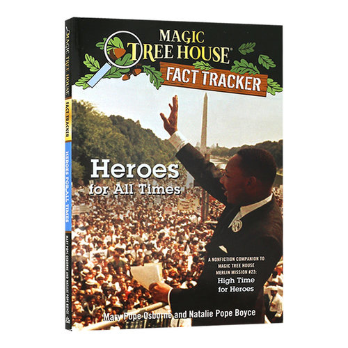 英文原版 神奇树屋小百科系列：历史的英雄 Magic Tree House Fact Tracker: Heroes for All Times 进口原版儿童全英语书