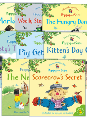 英文原版 Farmyard Tales Poppy and Sam 农场故事系列8册 儿童启蒙故事书 英文版 进口英语原版书籍