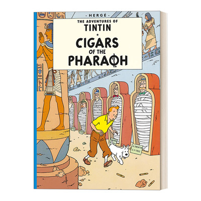 英文原版 Cigars Of The Pharaoh 丁丁历险记之法老的雪茄 英版 The Adventures Of Tintin 英文版 进口英语原版书籍