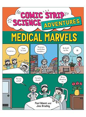 英文原版 Comic Strip Science Adventures Medical Marvels 漫画科学冒险 医学奇迹 儿童科普百科读物 英文版 进口英语原版书籍