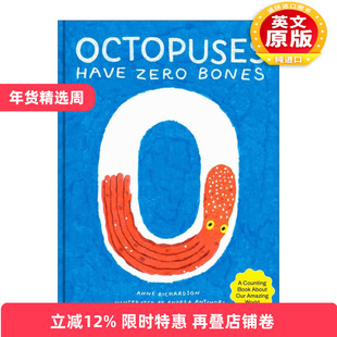 英文原版 Octopuses Have Zero Bones 章鱼有多少骨头 学数字 意大利插画师Andrea Antinori 精装绘本 英文版 进口英语原版书籍