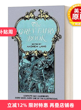 英文原版 The Grey Fairy Book 朗格灰色童话 安德鲁 朗格 Andrew Lang 英文版 进口英语原版书籍儿童全英语书