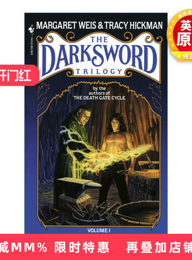 英文原版 Forging the Darksword The Darksword Trilogy 01 锻造暗黑之剑 暗黑之剑三部曲1 龙枪系列作者Margaret Weis 英文版