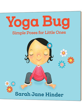 英文原版绘本 Yoga Bug Simple Poses for Little Ones 原版趣味运动主题纸板书 英文版 进口英语原版书籍儿童全英语书