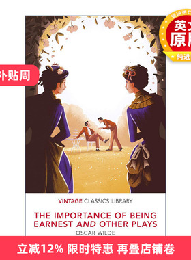 英文原版 The Importance of Being Earnest and Other Plays 不可儿戏及王尔德其他戏剧 Vintage经典图书馆系列进口英语原版书籍