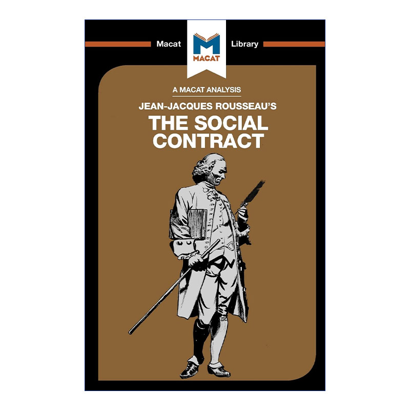 英文原版 The Social Contract 社会契约论 MACAT解读系列 英文版 进口英语原版书籍
