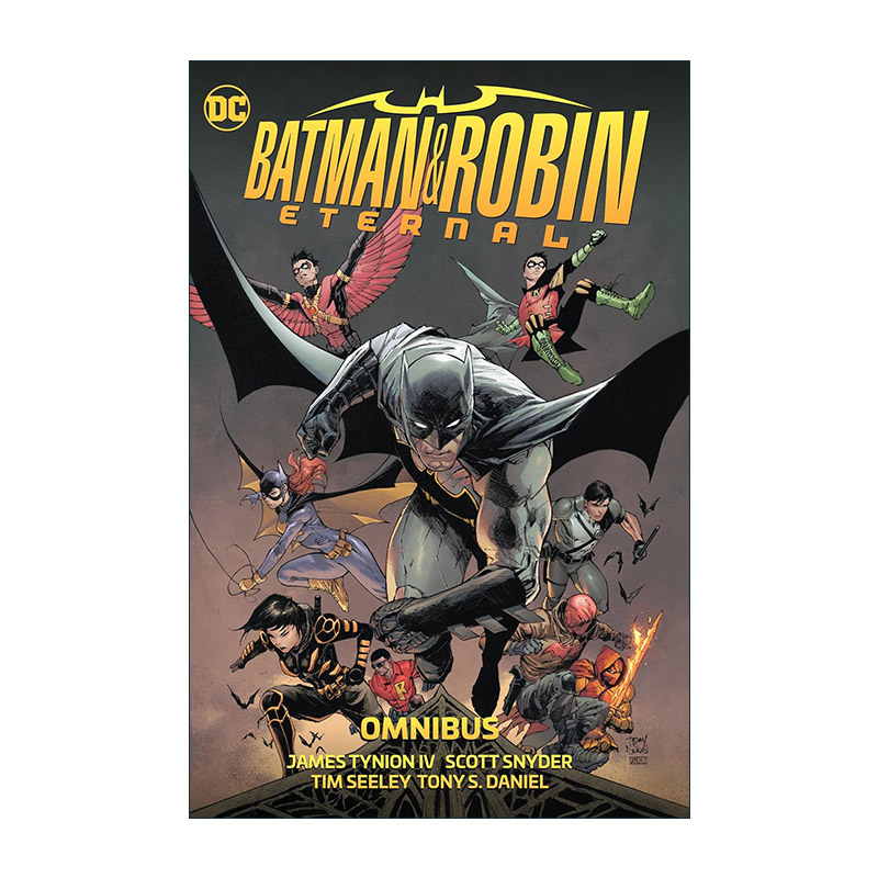 英文原版 Batman and Robin Eternal Omnibus 蝙蝠侠与罗宾 不朽传奇 精选集 经典精装收藏版 英文版 进口英语原版书籍