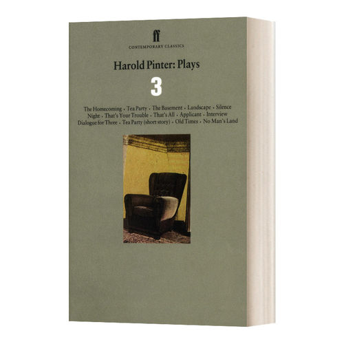 英文原版 Harold Pinter Plays 3 哈罗德·品特戏剧集3 归乡 旧时光 无人之地 英文版 进口英语原版书籍