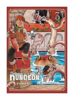 英文原版 Delicious in Dungeon Vol.3 迷宫饭漫画 第三卷 九井谅子 Ryoko Kui 英文版 进口英语原版书籍